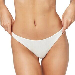 NWT L Space Camacho Bikini Bottom Women's Large PTCMC21-CRM Creme Color